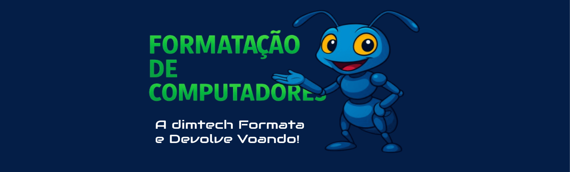 Banner promocional destacando soluções em tecnologia