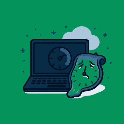 Imagem ilustrativa de computador lento